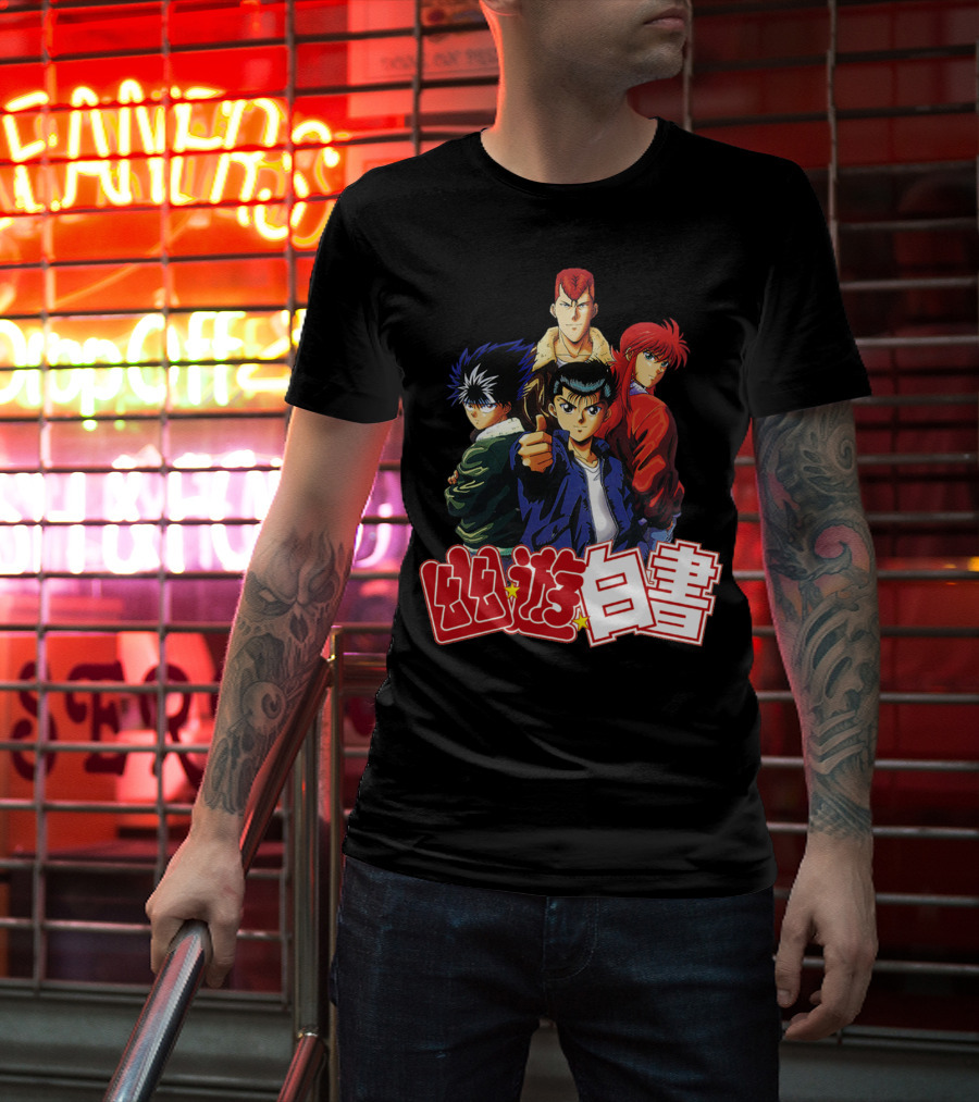 Yuyu Hakusho Anime Team Characters T-Shirt