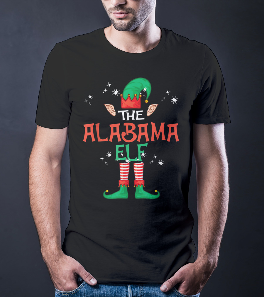 The Alabama Elf Christmas Outfit Family Group T-Shirt
