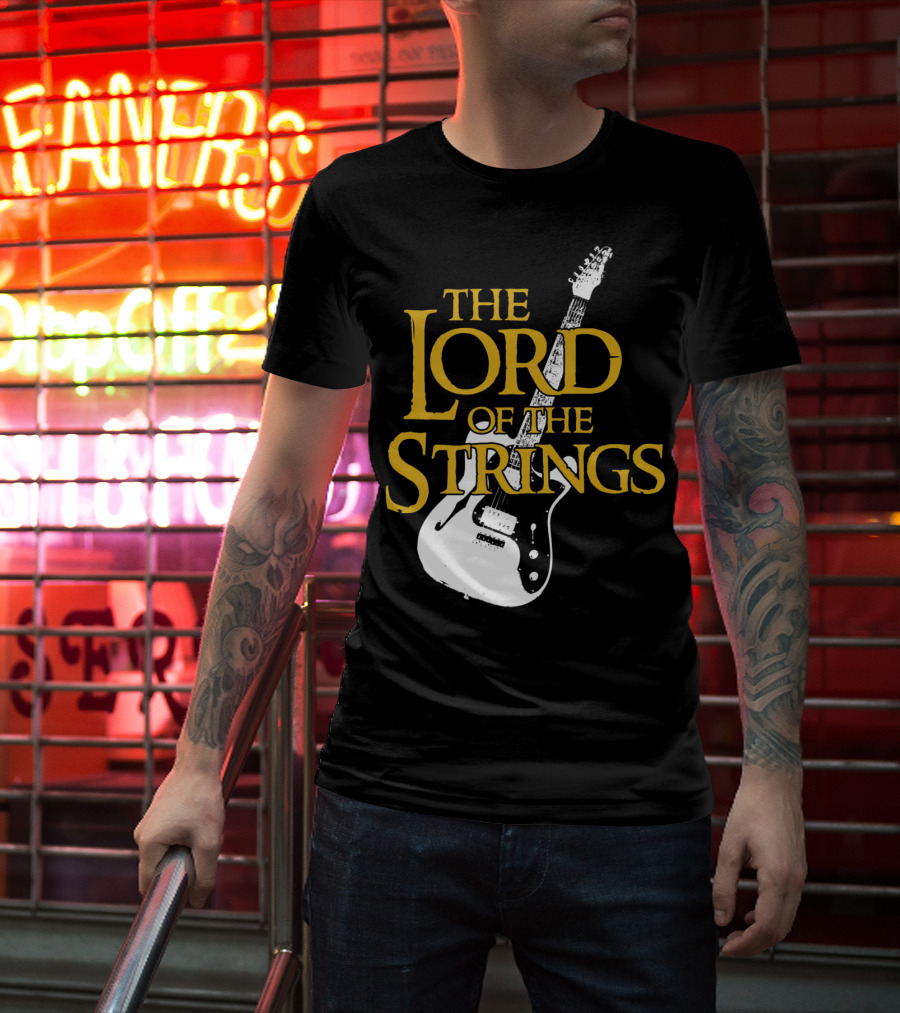 The Lord Of The Strings Electric Guitar T-Shirt