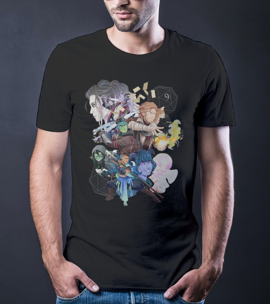 Critical Role The Mighty Nein Fantasy Characters Dungeons And Dragons T-Shirt