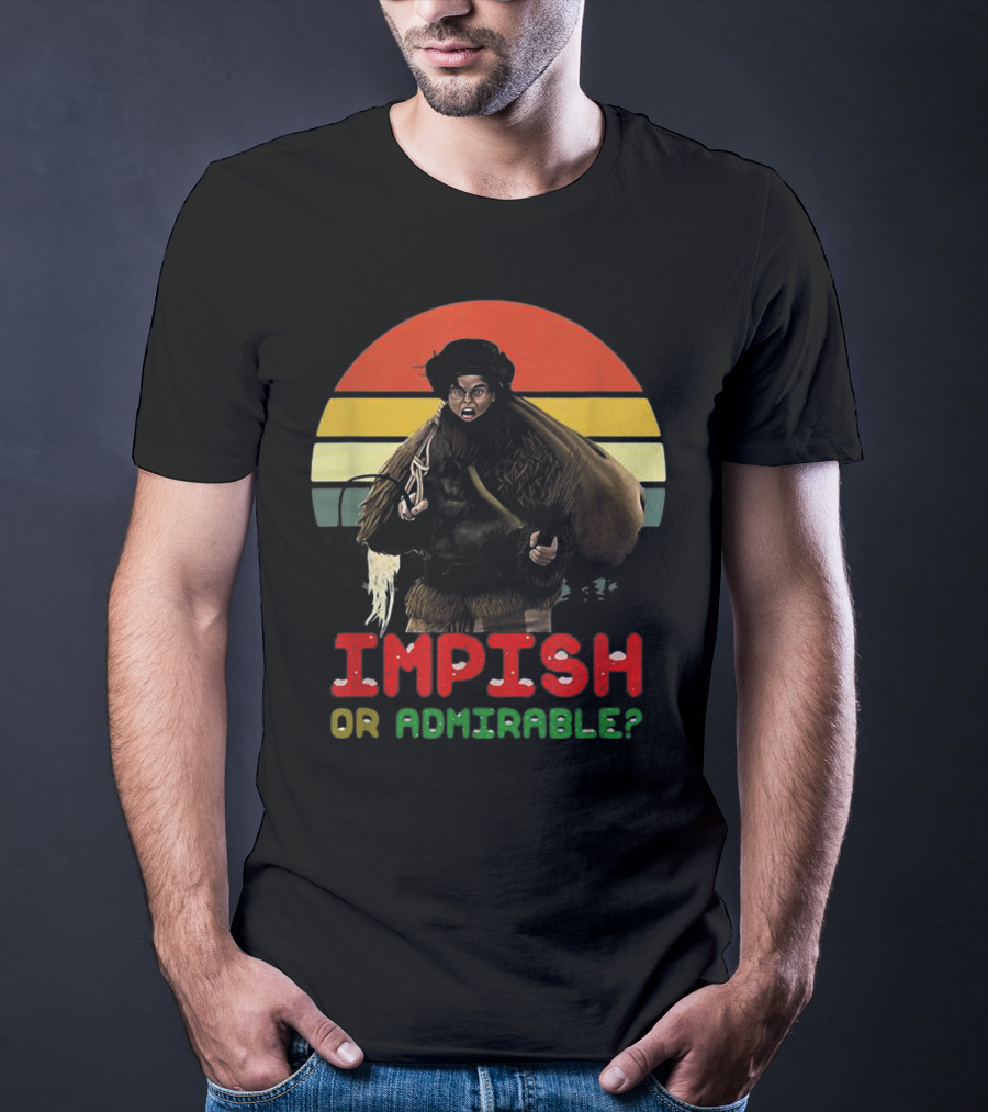 Impish Or Admirable Vintage Retro Sunset T-Shirt