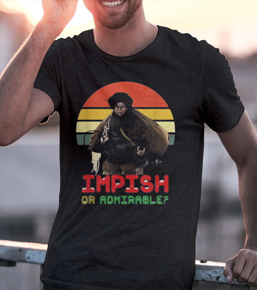 Impish Or Admirable Vintage Retro Sunset T-Shirt