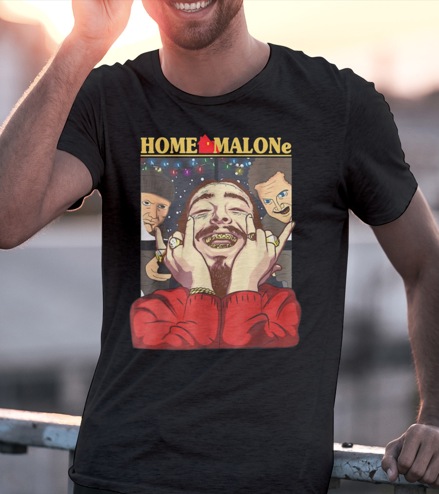 HOME MALONe Vintagehomemalone Christmas Winter T-Shirt