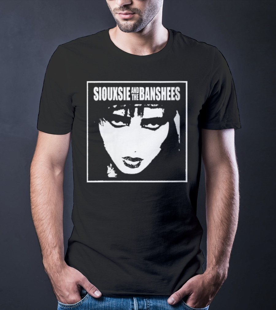Siouxsie And The Banshees Siouxsie Monochrome Face T-Shirt