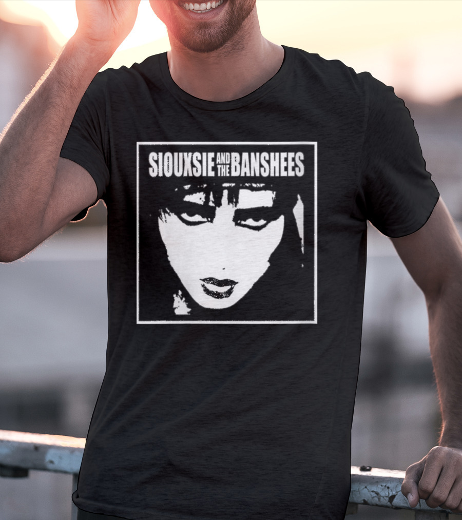 Siouxsie And The Banshees Siouxsie Monochrome Face T-Shirt