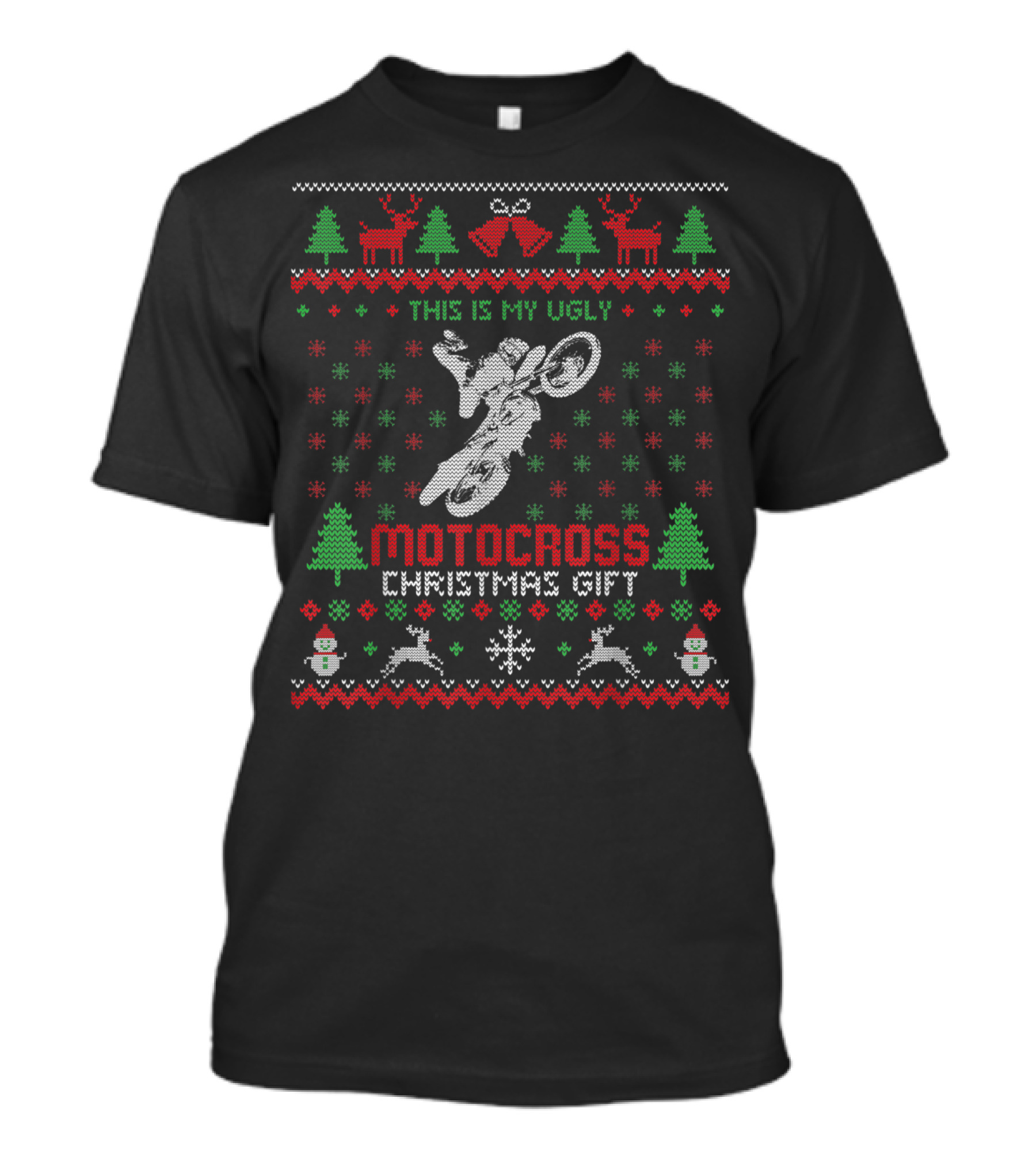 This Is My Ugly Motocross Christmas Gift T-Shirt