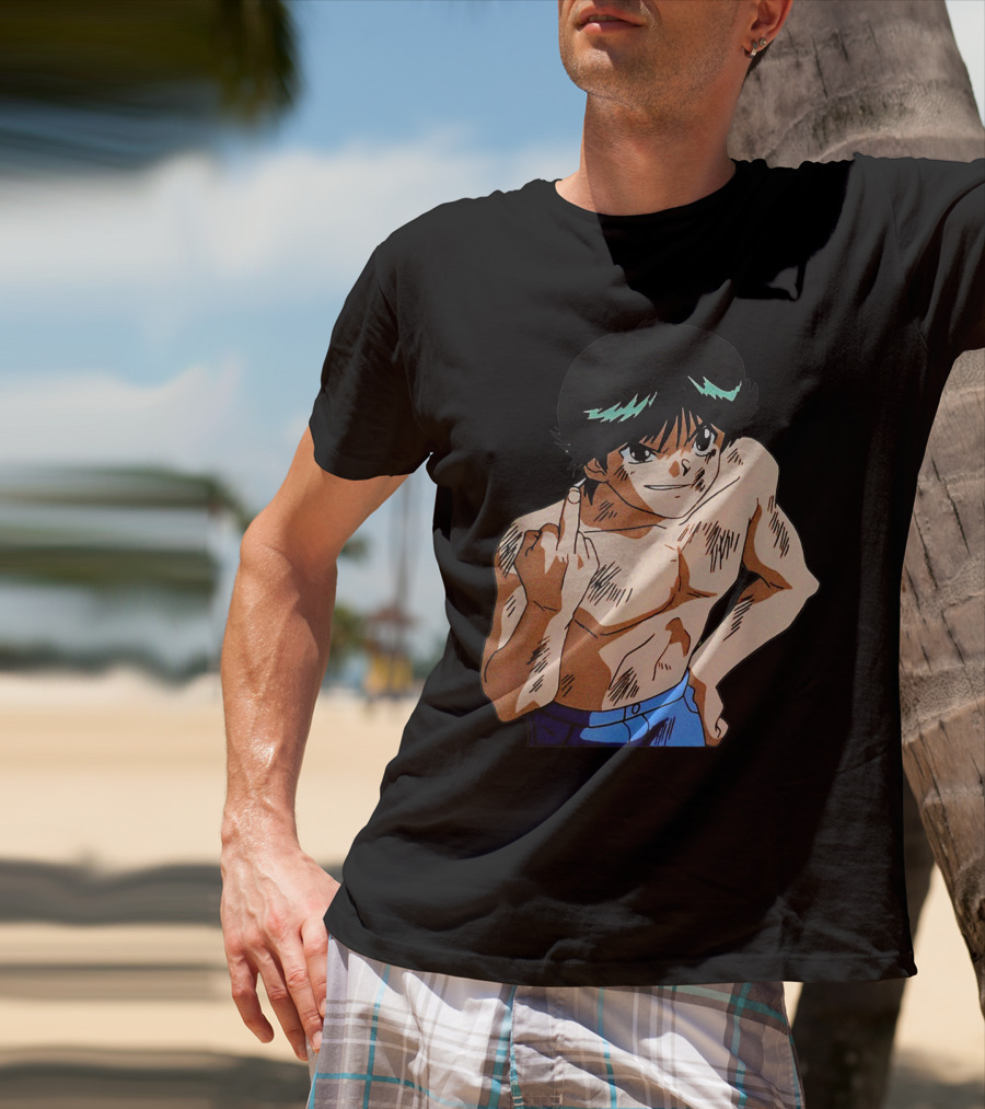 Yusuke Urameshi From Yuyu Hakusho Anime Classics T-Shirt