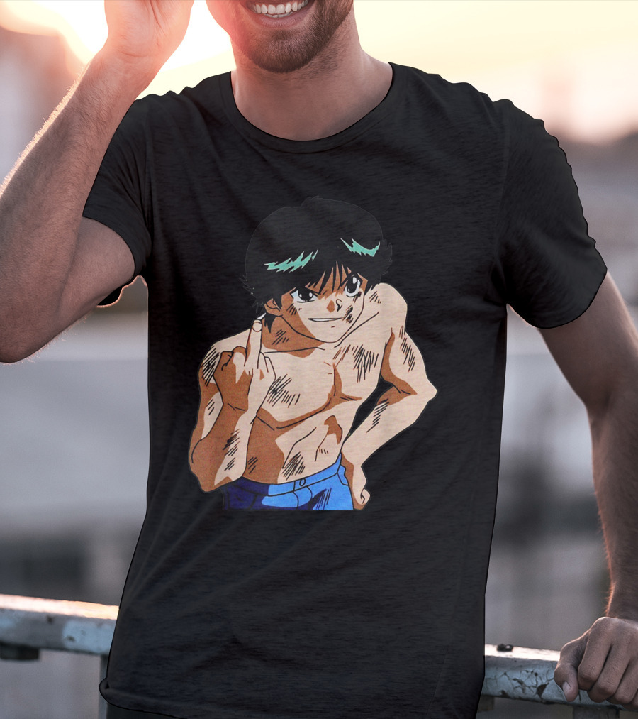 Yusuke Urameshi From Yuyu Hakusho Anime Classics T-Shirt