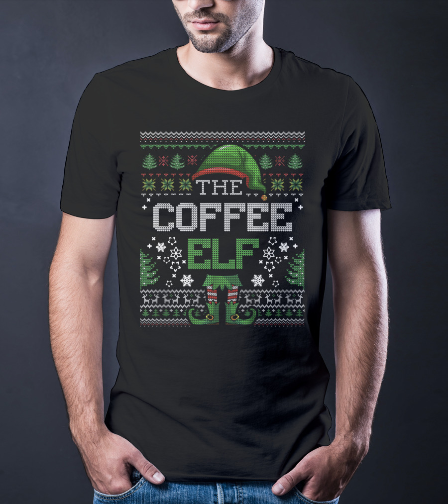 The Coffee Elf Christmas T-Shirt