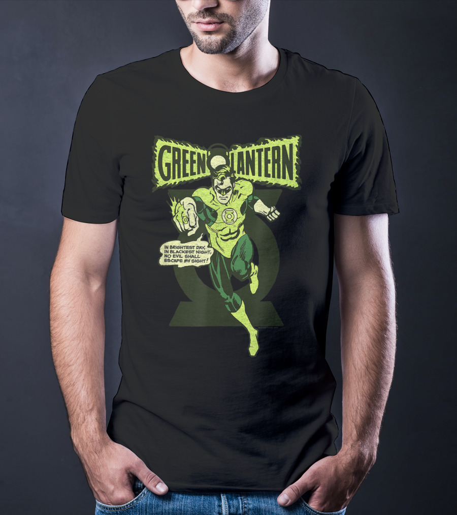 In Brightest Day In Blackest Night Green Lantern Oath T-Shirt