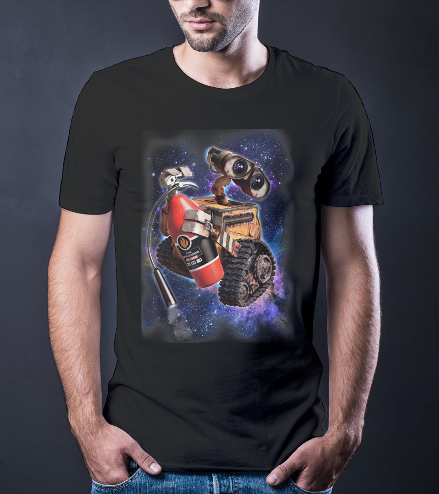 WALL-E Fire Extinguisher Adventure In Space T-Shirt