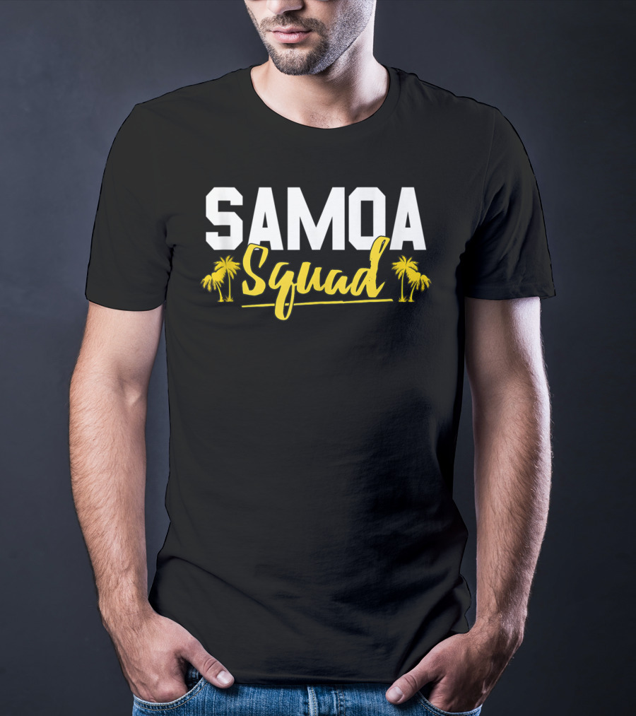 Samoa Squad American Samoan Samoa Palm Trees T-Shirt