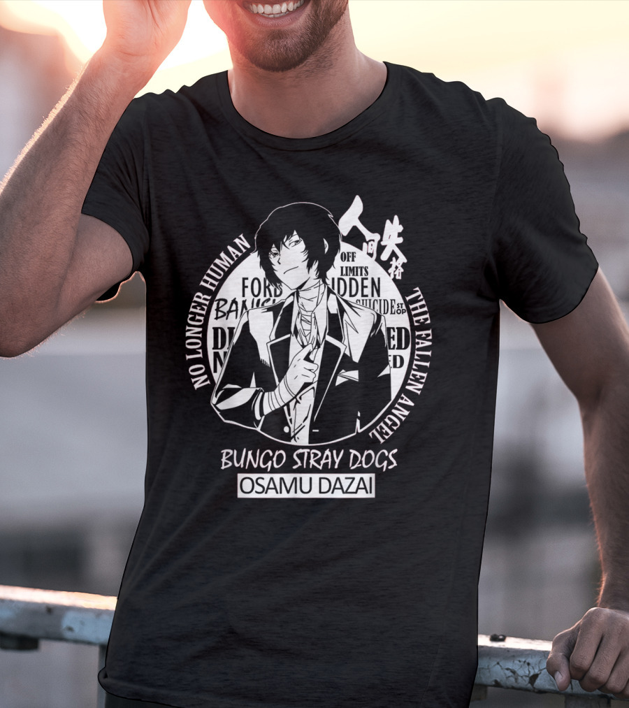 Bungo Stray Dogs Osamu Dazai No Longer Human The Fallen Angel T-Shirt