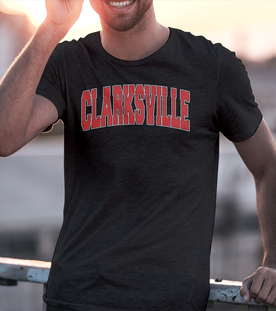Clarksville Arkansas Varsity Style USA T-Shirt