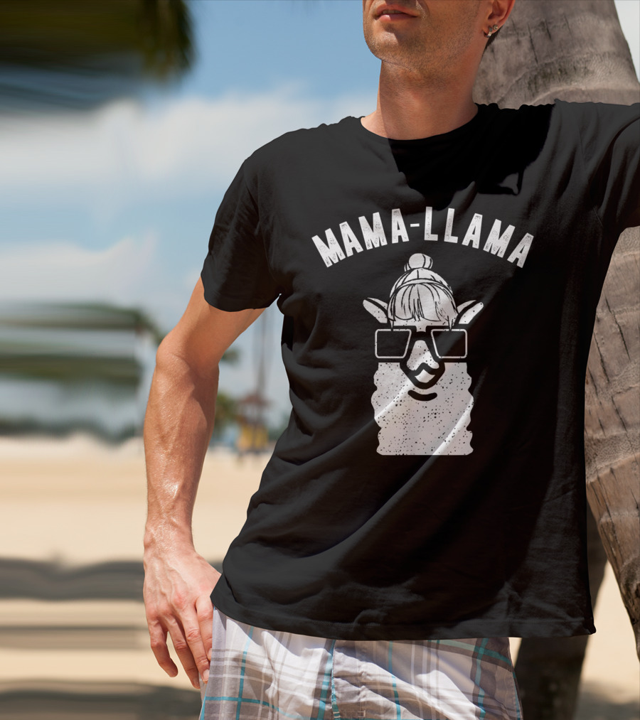 Mama-Llama Funny Llama Apparel Awesome Alpaca T-Shirt
