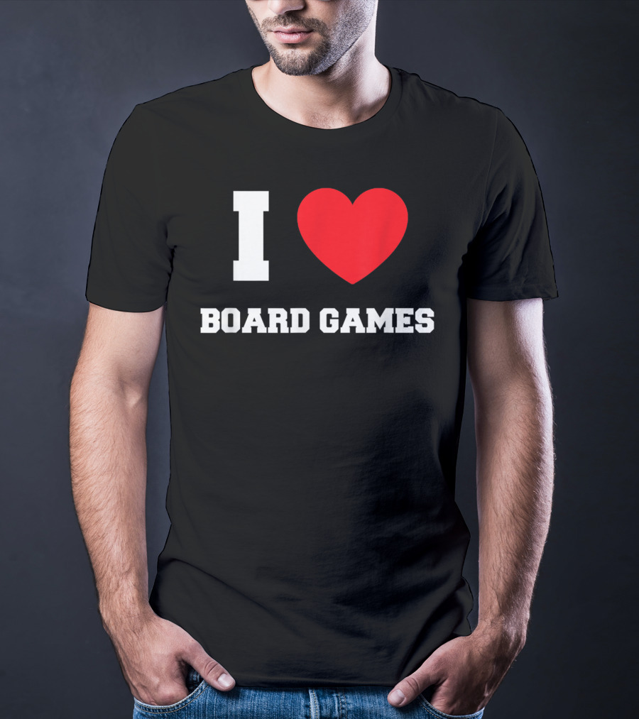 I Heart Board Games T-Shirt
