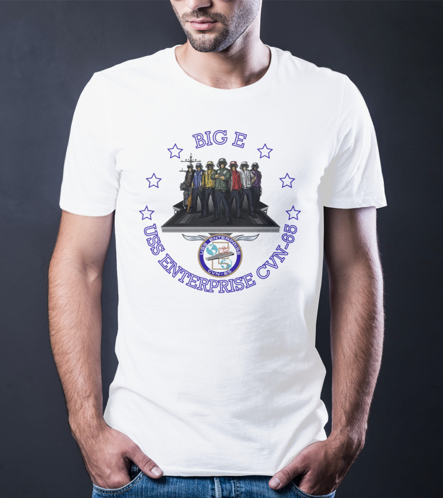 BIG E USS Enterprise CVN-65 T-Shirt