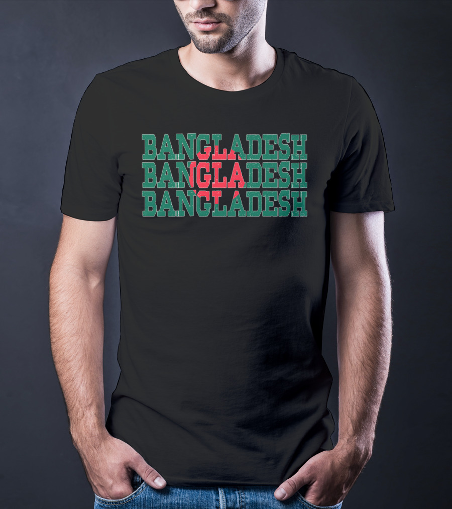 Bangladesh Flag Bangladeshi Sports Lovers T-Shirt