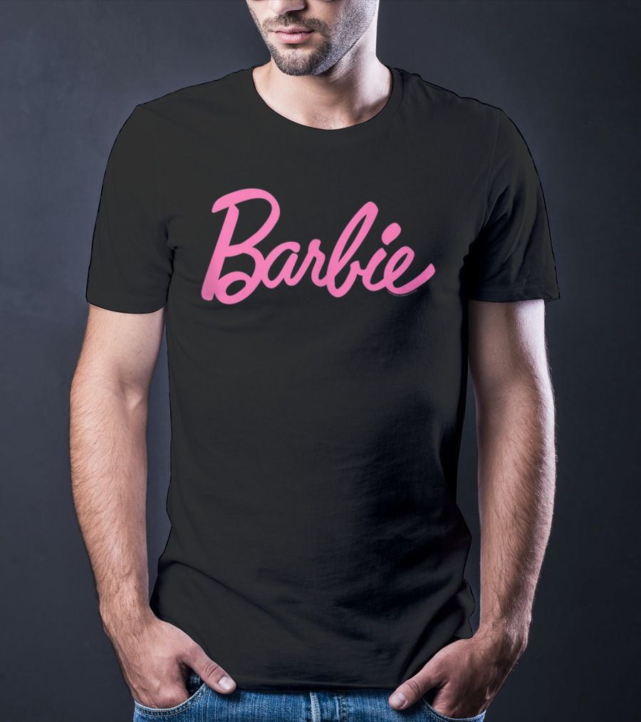 Barbie Pink Logo Script T-Shirt