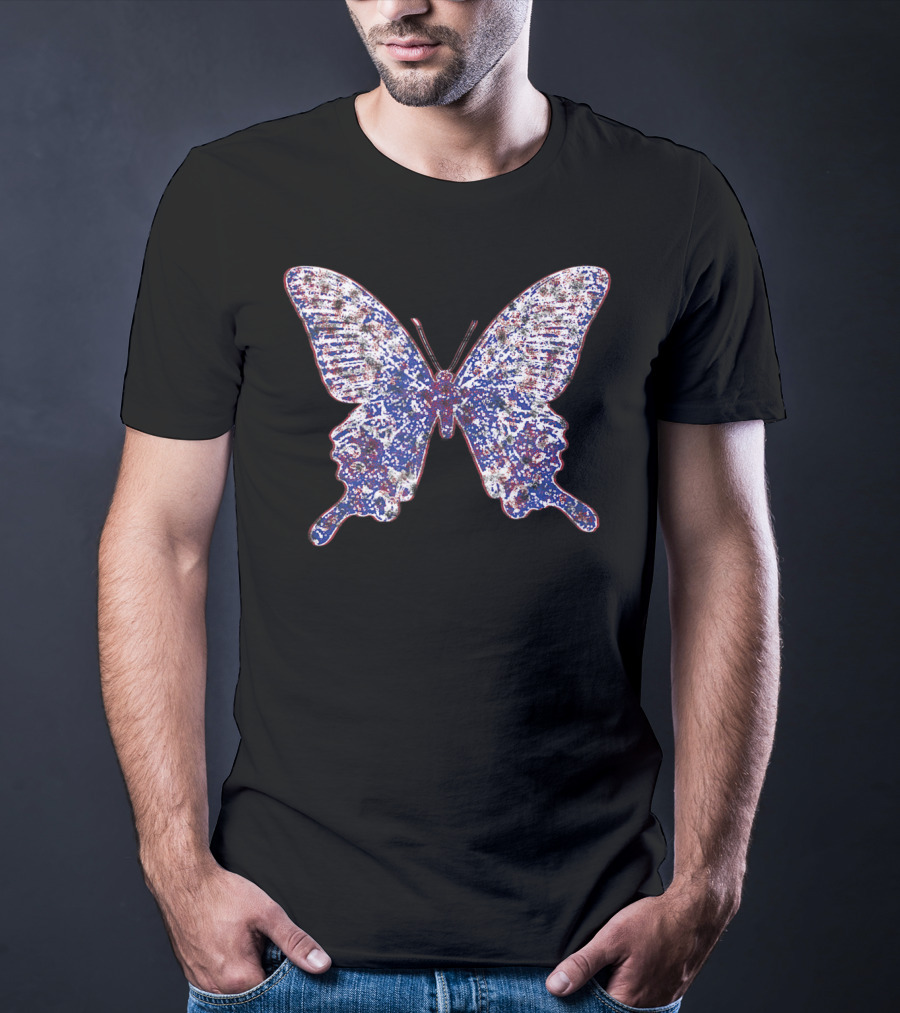 Butterfly Gardener Entomologist Fest With Colorful Wing T-Shirt