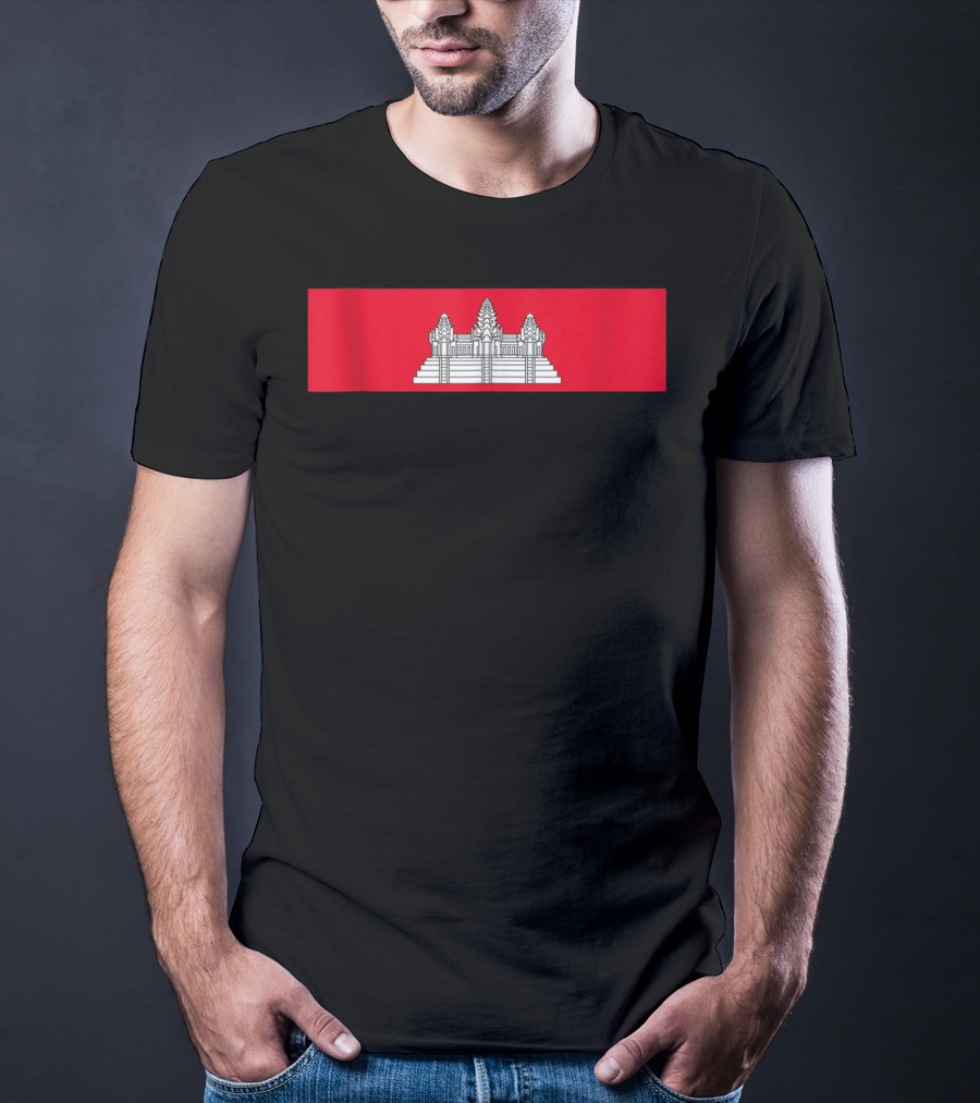 Cambodia Flag Cool Cambodian Flags Men Women T-Shirt