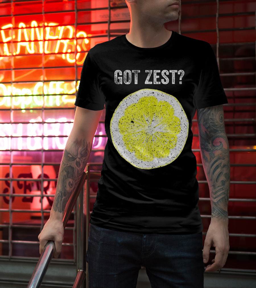 Got Zest? Chef Cook Food Festival Lemon Slice T-Shirt