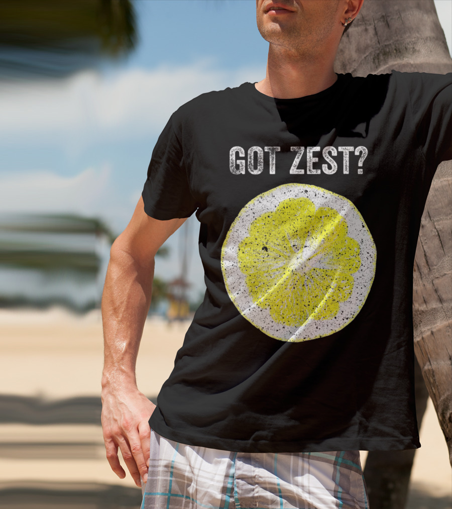 Got Zest? Chef Cook Food Festival Lemon Slice T-Shirt