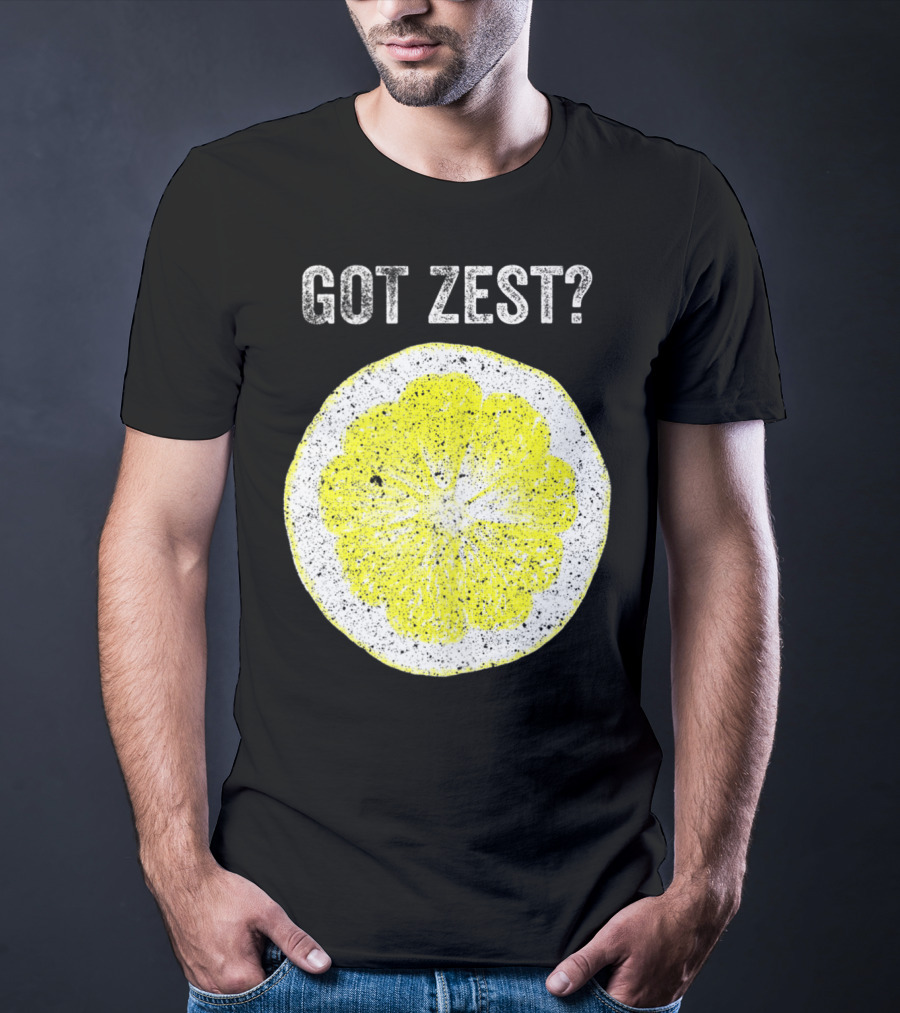 Got Zest? Chef Cook Food Festival Lemon Slice T-Shirt