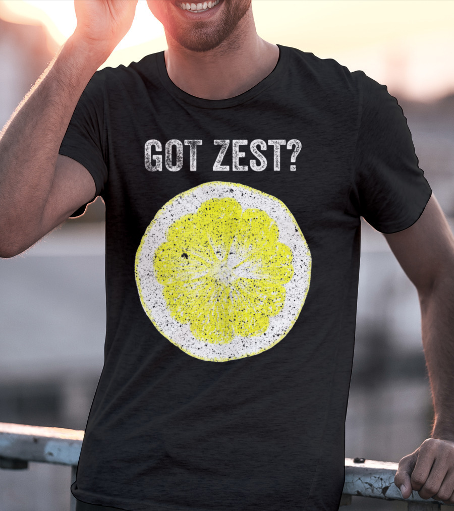 Got Zest? Chef Cook Food Festival Lemon Slice T-Shirt