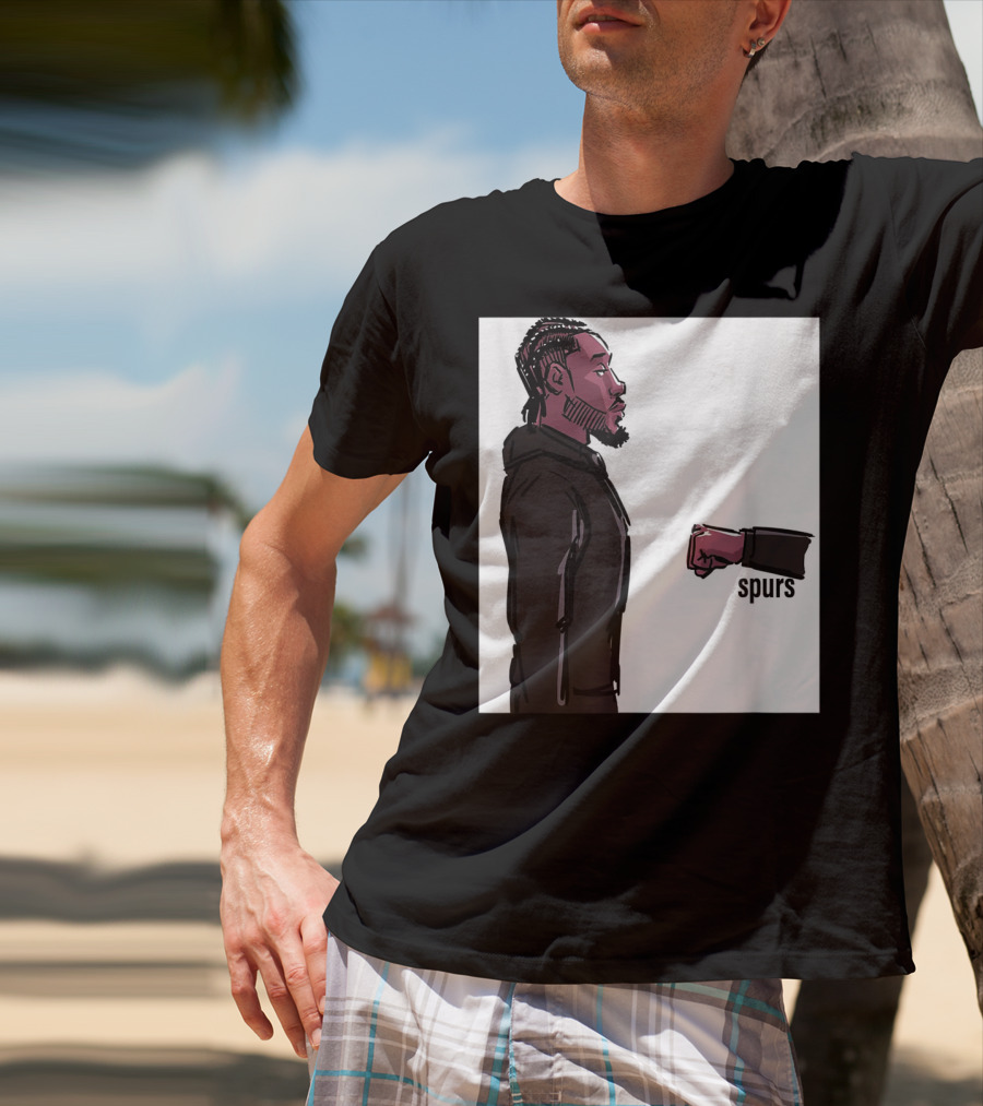 Funny Man Declines Dap Spurs T-Shirt