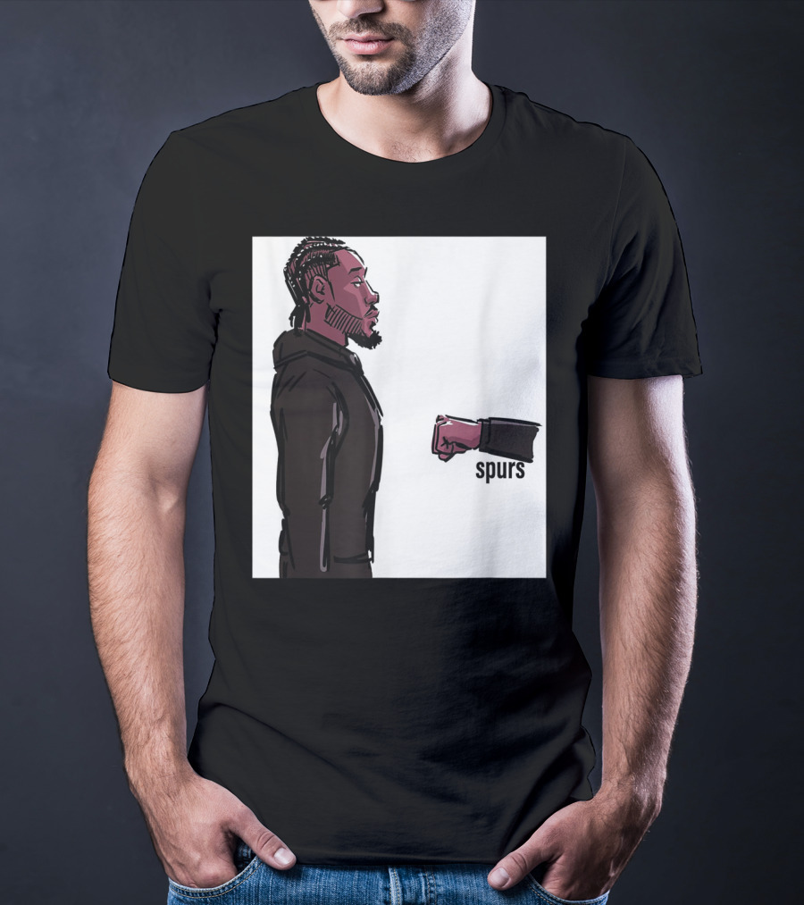 Funny Man Declines Dap Spurs T-Shirt