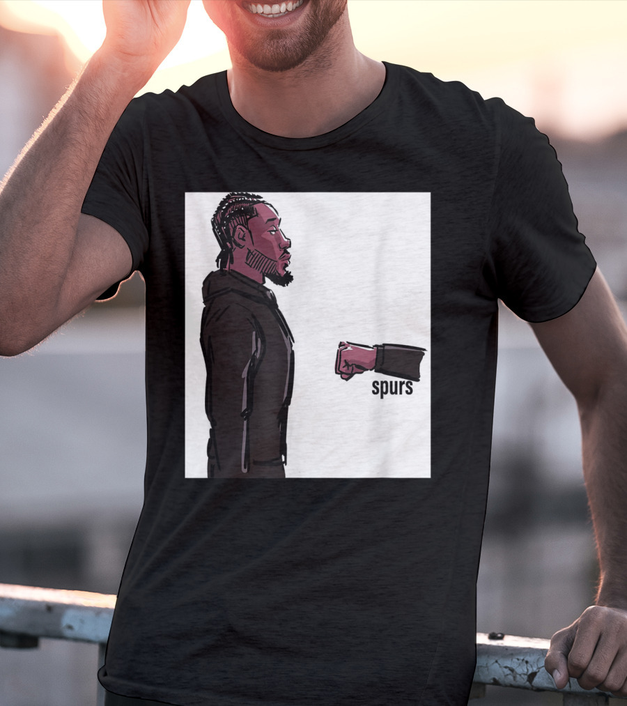 Funny Man Declines Dap Spurs T-Shirt