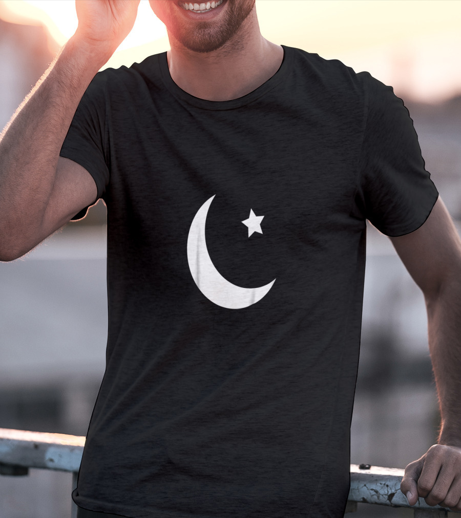 Pakistan Independence Day Crescent Moon Star Symbol Patriotism T-Shirt