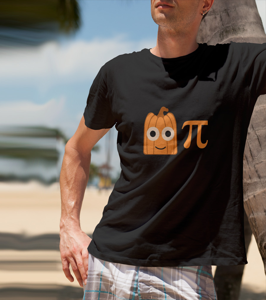 Cute Funny Pumpkin Pi Fall Halloween T-Shirt