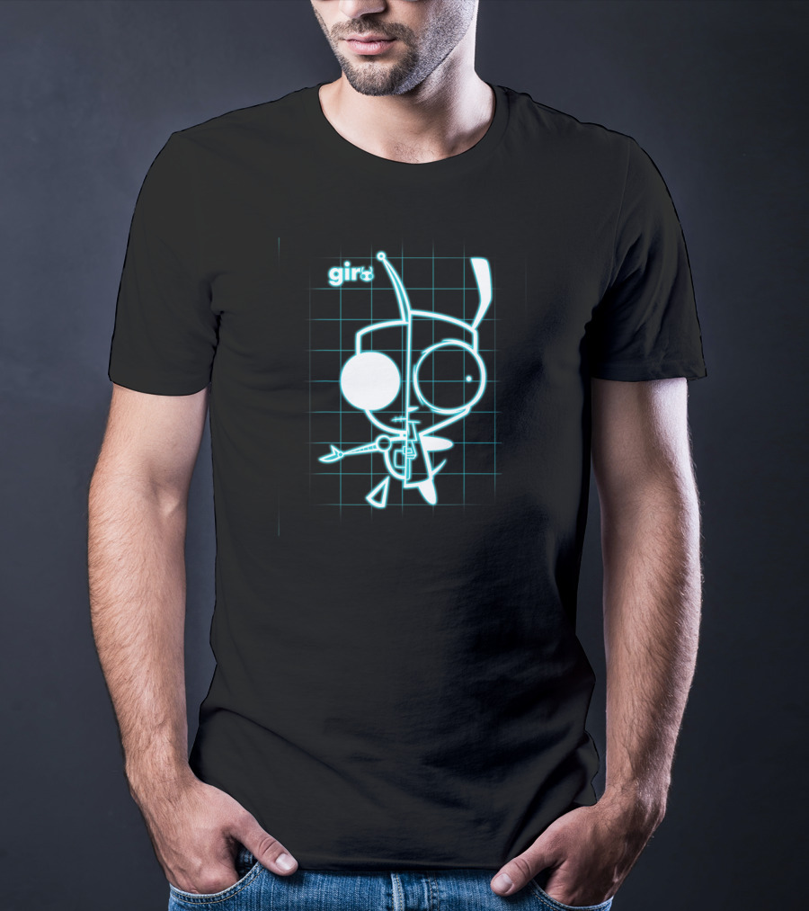 Nickelodeon Invader Zim GIR X-Ray Schematic T-Shirt
