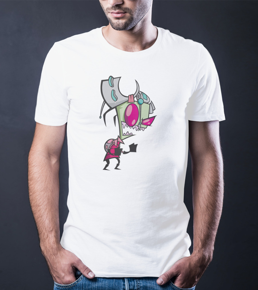 Nickelodeon Invader Zim Emblematic Moment With GIR T-Shirt