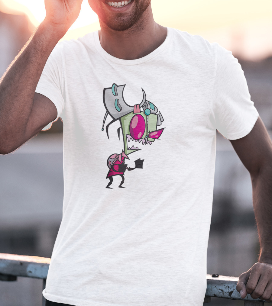 Nickelodeon Invader Zim Emblematic Moment With GIR T-Shirt