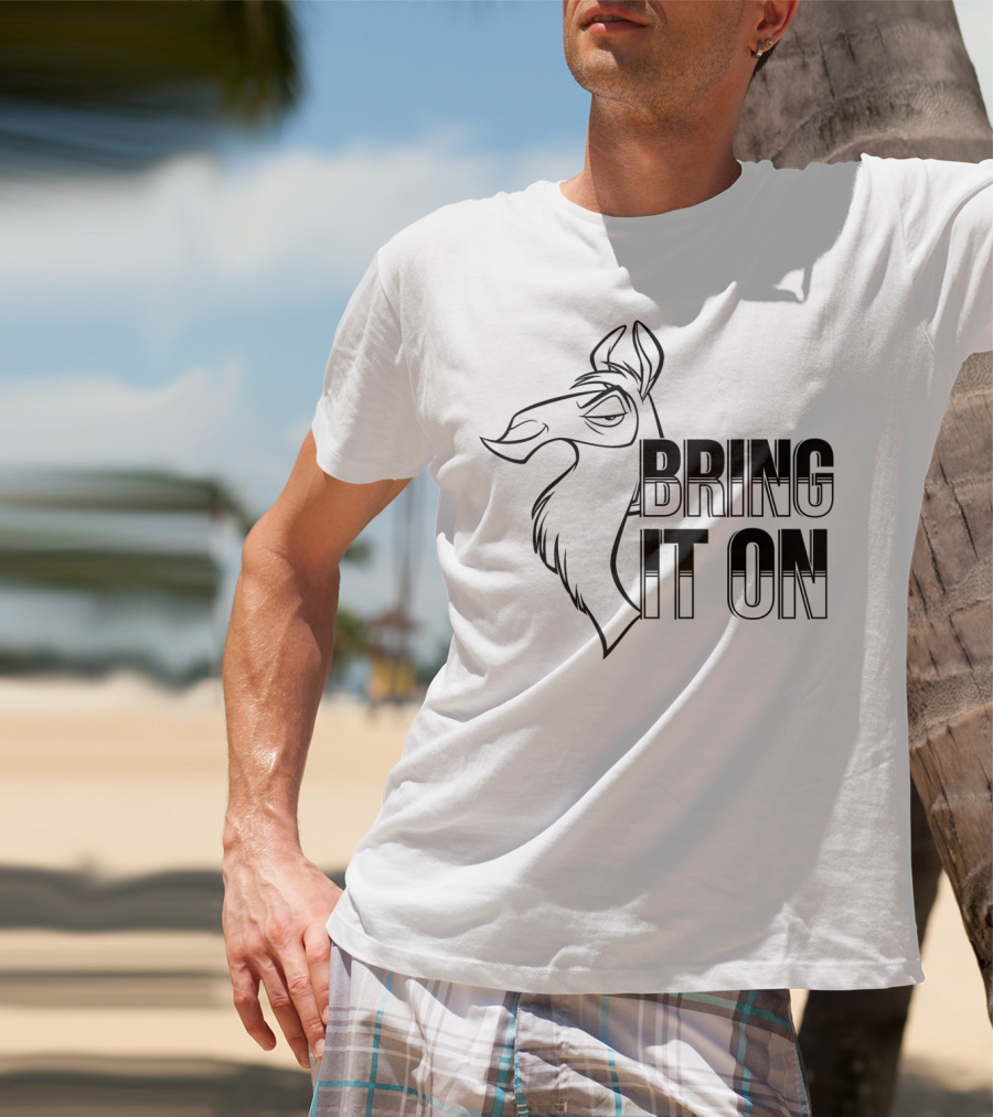Disney Emperor's New Groove Kuzco Llama Bring It On T-Shirt