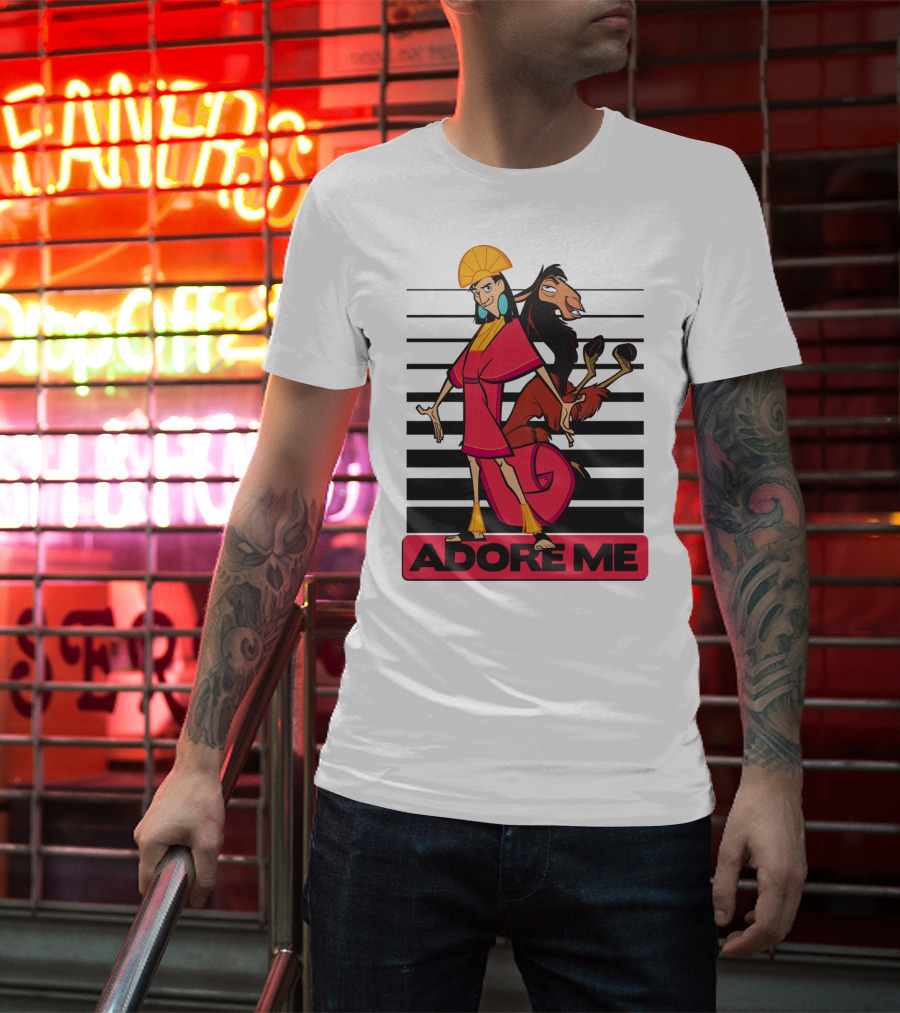 Disney Emperor's New Groove Kuzco Adore Me Stripes T-Shirt