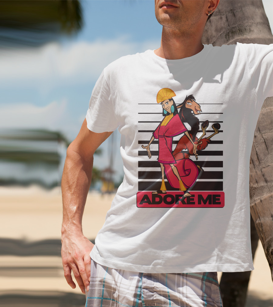 Disney Emperor's New Groove Kuzco Adore Me Stripes T-Shirt