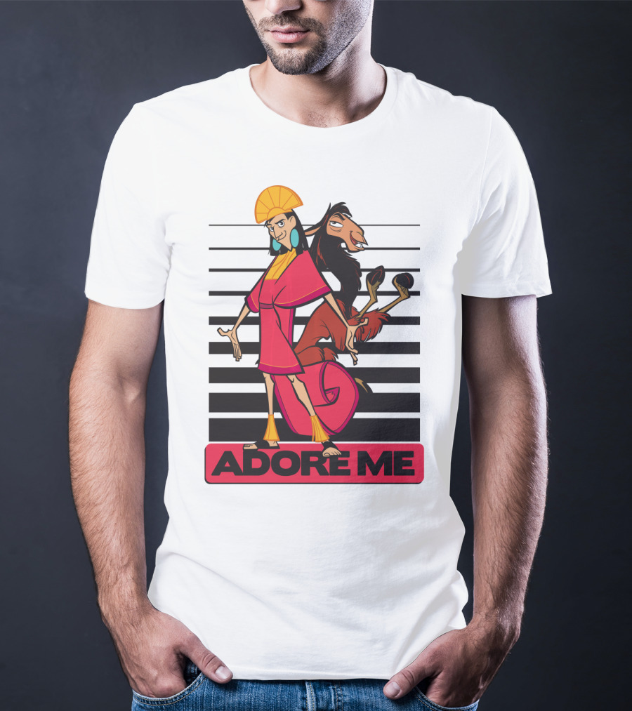 Disney Emperor's New Groove Kuzco Adore Me Stripes T-Shirt
