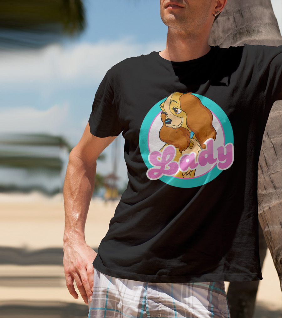 Lady And The Tramp Lady Face Disney T-Shirt