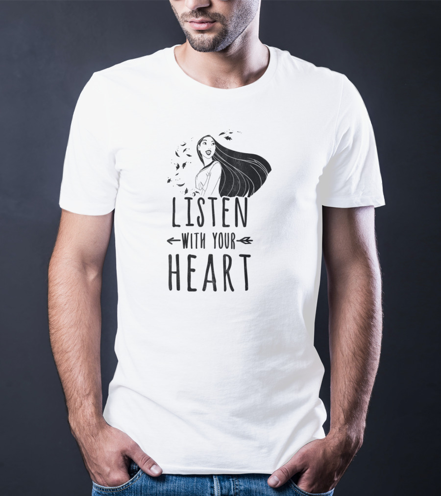 Disney Pocahontas Listen With Your Heart Arrow T-Shirt