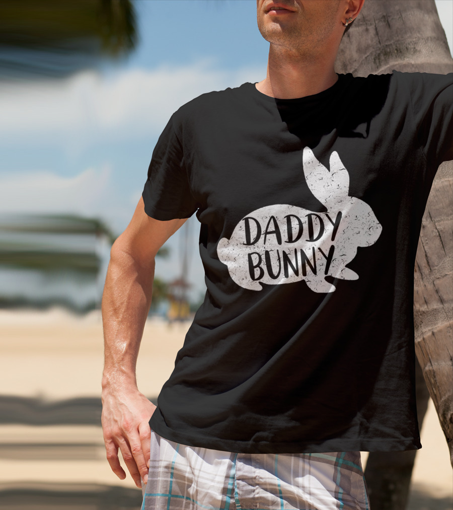 Daddy Bunny Cute Matching Family Easter Bunny T-Shirt