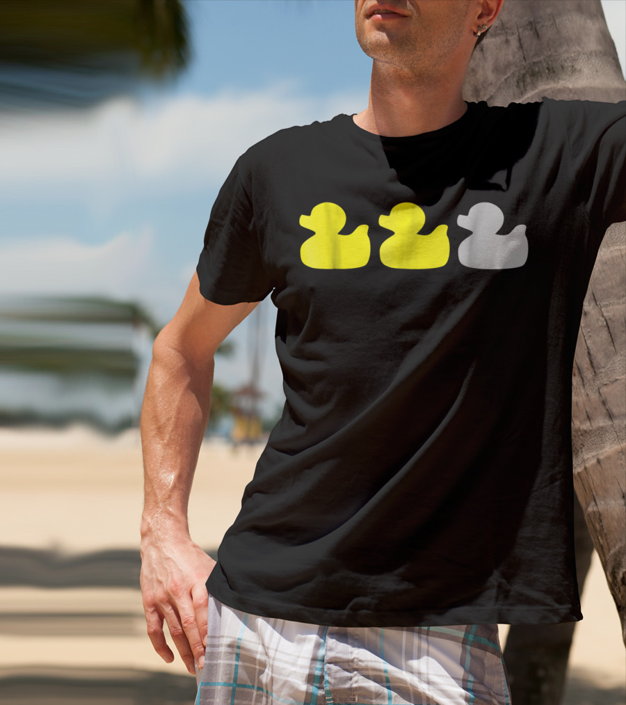 Duck Duck Gray Duck Humor Minnesota Yellow And Gray Ducks T-Shirt