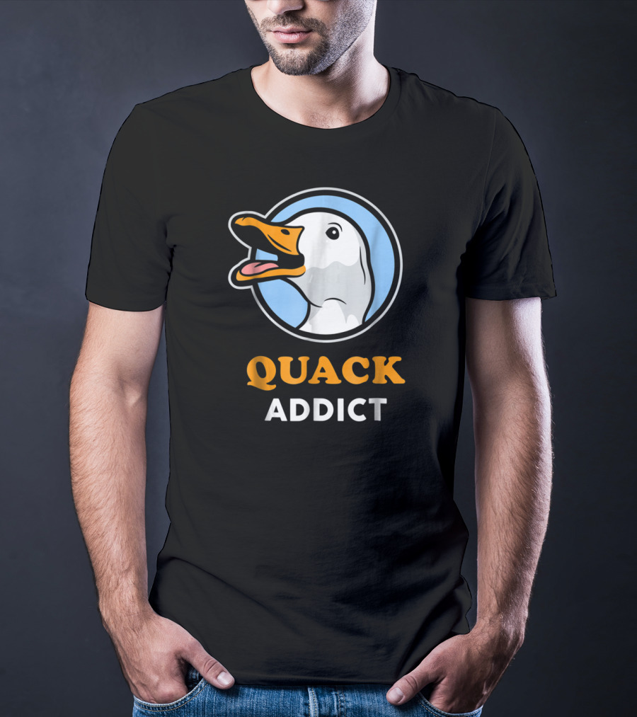 Quack Addict Funny White Pekin Duck Pet Owner T-Shirt