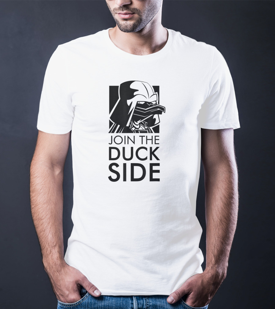 Join The Duck Side Ducky Ducks Duckling Fun Darth Vader T-Shirt