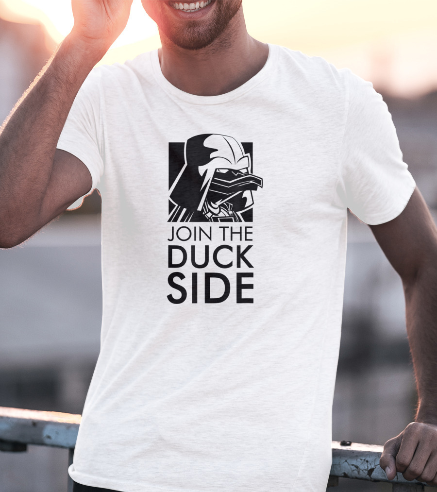 Join The Duck Side Ducky Ducks Duckling Fun Darth Vader T-Shirt