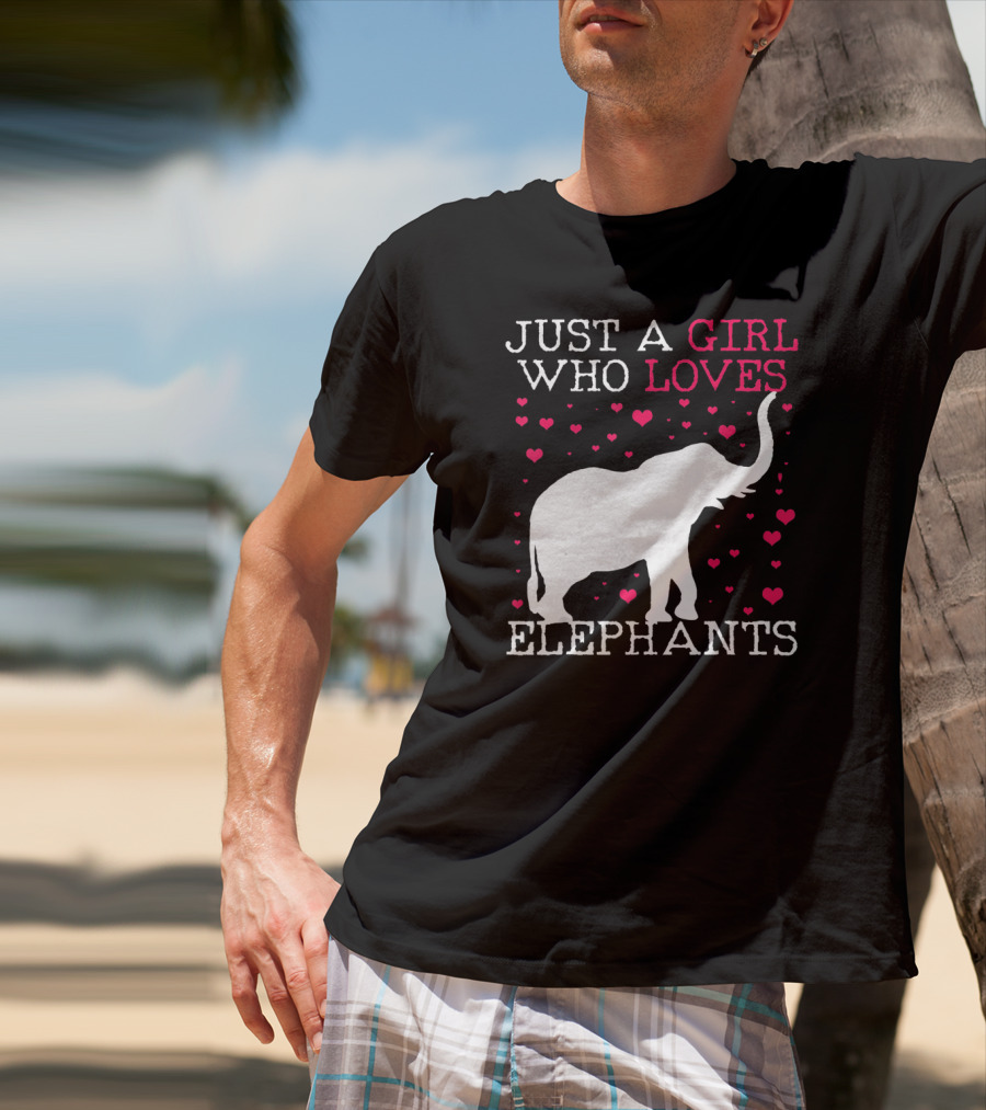 Just A Girl Who Loves Elephants T-Shirt