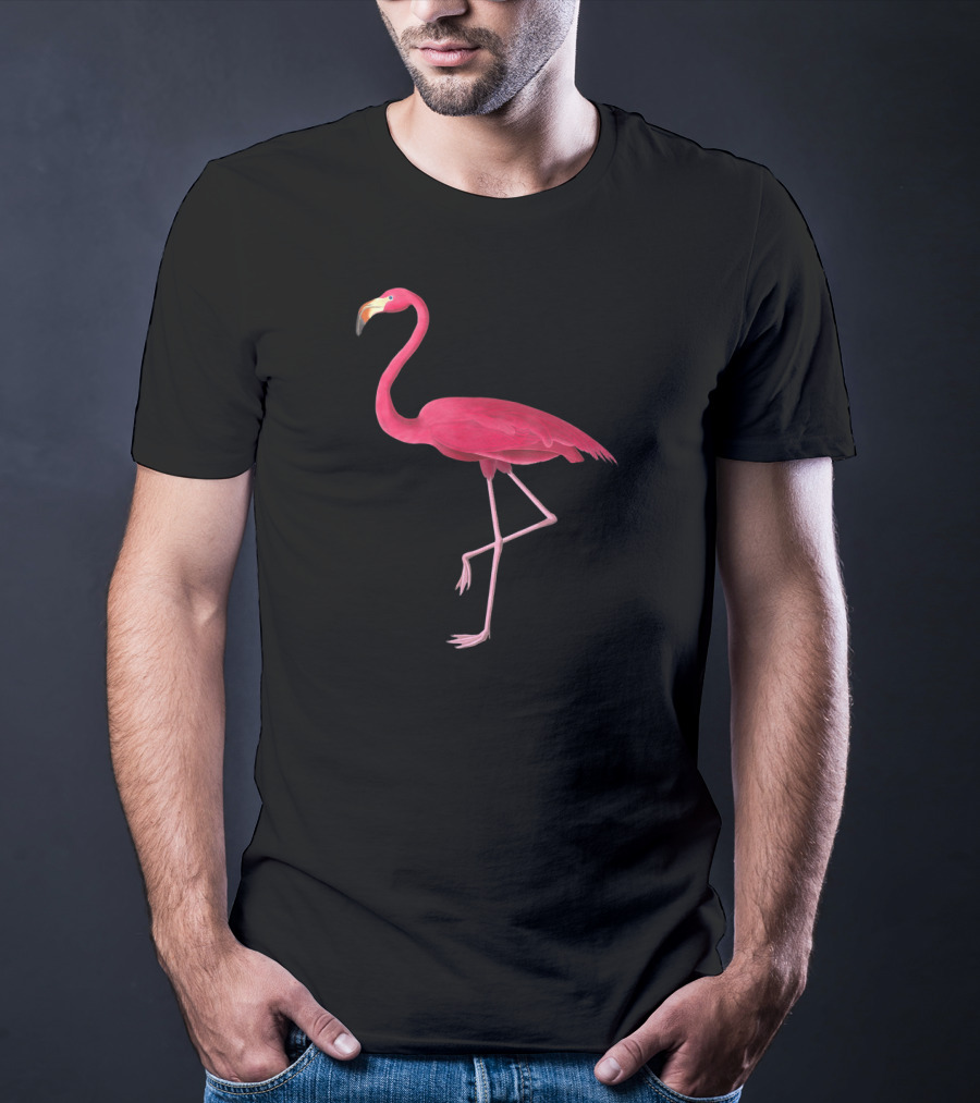 Pink Flamingo Retro Vintage Aesthetic T-Shirt